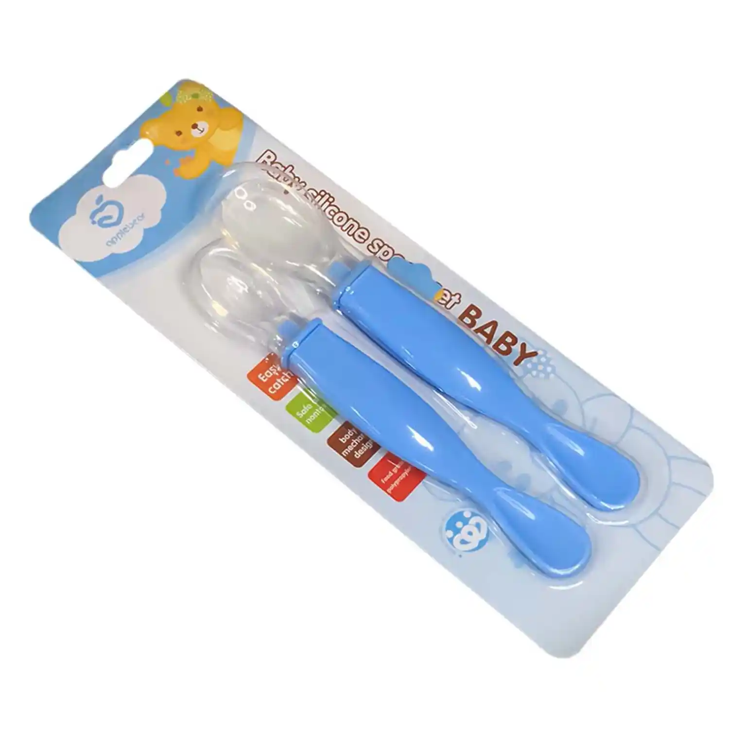 সিলিকন চামুচ- এই চামচ নরম বাচ্চার মুখে আঘাত লাগবে না দুটি (মাত্র ১৫০ টাকা )